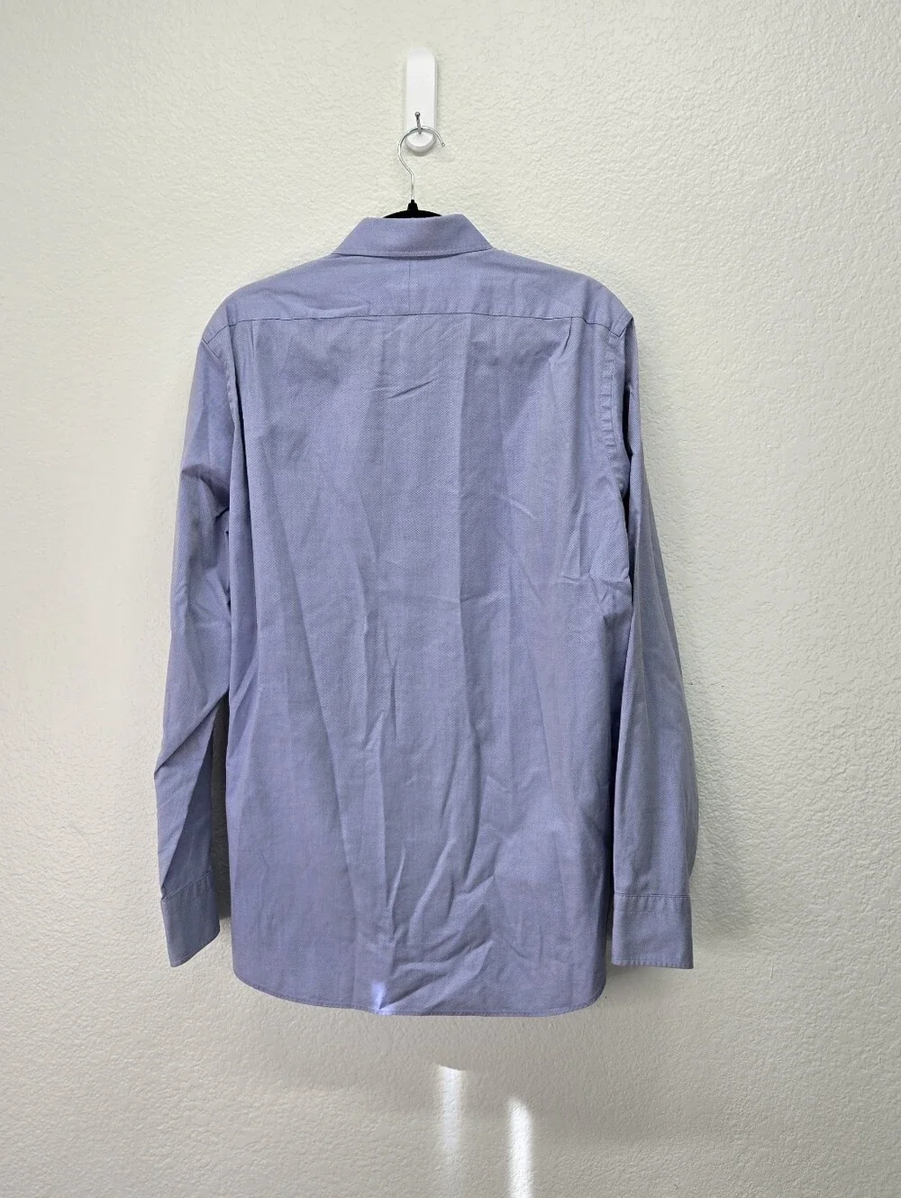 J.Crew Button Down Mens L Blue Thomas Mason Slim Fit 44174 Long Sleeve Oxford